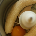 2 ingredient pancakes: banana & egg