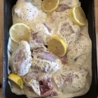 One pan Greek lemon chicken with yoghurt & risoni