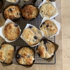 Mum's BEST cafe blueberry muffins