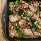 One pan Asian roasted chicken & rice